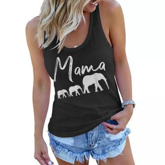 Mama Elephant Mothers Day Christmas Mommy Mom Best Women Flowy Tank - Thegiftio UK