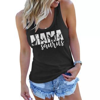 Mamasaurus T Rex Dinosaur Funny Mama Saurus Mothers Day Women Flowy Tank - Seseable