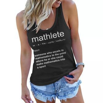 Mathlete Math Gift Math Teacher Funny Math Women Flowy Tank - Thegiftio UK
