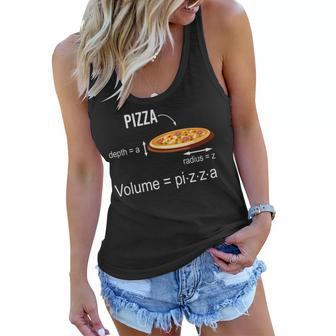 Maths Nerd Pizza Lovers Volume Formula Geek Math Teacher Women Flowy Tank | Mazezy