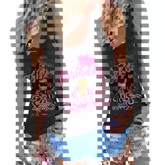 Melanin Birthday Queen African American Afro Girls Women Women Flowy Tank | Mazezy