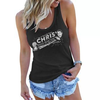 Mens Chris Beer Removal Service Funny Fathers Day Or Birthday Women Flowy Tank - Thegiftio UK