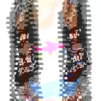 Mimi Shark T Shirt Mother Grandma Mothers Day Christmas Women Flowy Tank | Mazezy