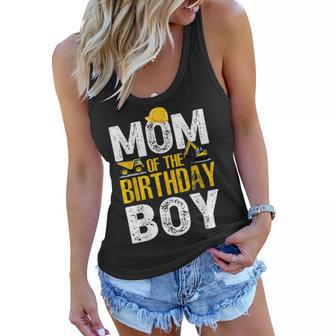 Mom Of The Bday Boy Construction Bday Party Hat Men Women Flowy Tank - Thegiftio UK