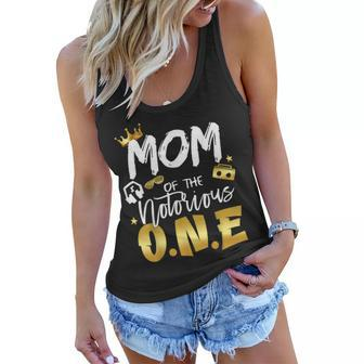 Mom Of The Notorious One Old School Hip Hop 1St Birthday Women Flowy Tank | Mazezy
