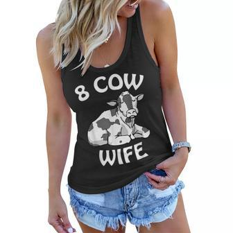 Mormon Lds Funny 8 Cow Wife Men Women T Women Flowy Tank | Mazezy