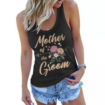 Mother Of The Groom Wedding Party Special Day Pretty Floral Women Flowy Tank - Thegiftio UK