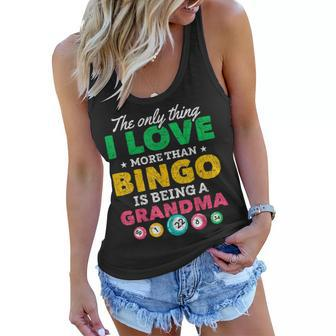 Mothers Day Bingo Lover Grandma Gambling Lottery Hobby Bingo Women Flowy Tank - Seseable