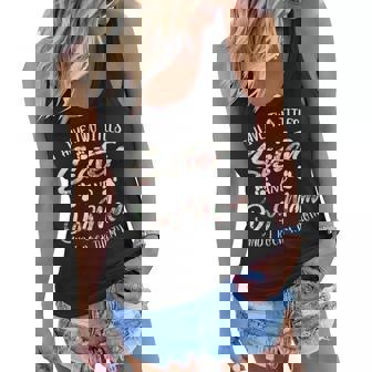 Mothers Day I Have Two Titles Sister And Dog Mom Gift For Womens Women Flowy Tank | Mazezy