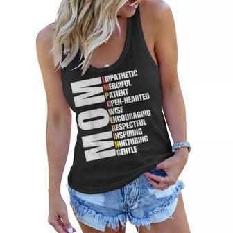 Mothers Day Mom Loving Strong Amazing Beloved Women Flowy Tank | Mazezy CA