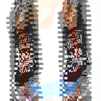 Mothers Day Shirt Im Freakin Badass Nana Funny Gift Women Flowy Tank | Mazezy