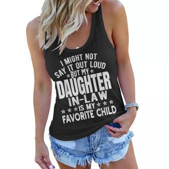 My Daughter-In-Law Is My Favorite Child Funny Mother In Law Women Flowy Tank | Mazezy