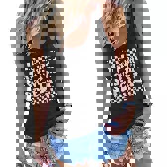 My Husband Says Im Special Funny Wife From Husband Women Flowy Tank | Mazezy