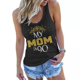 My Mom Is 90 Years Old 1932 90Th Birthday Gift For Mom V2 Women Flowy Tank | Mazezy