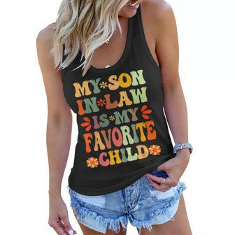 My Son In Law Is My Favorite Child Mother-In-Law Mothers Day Women Flowy Tank | Mazezy