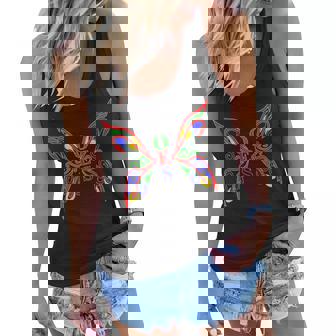 Oes Butterfly Order Of The Eastern Star Mothers Day Gift Women Flowy Tank - Thegiftio