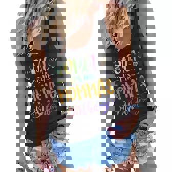 Omg Its My Mommas Birthday Tie Dye Party Son Daughter Women Flowy Tank | Mazezy