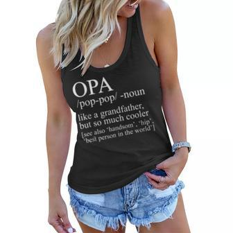 Opa Grandpa Men Christmas Gift Fathers Day From Grandkids Gift For Mens Women Flowy Tank | Mazezy