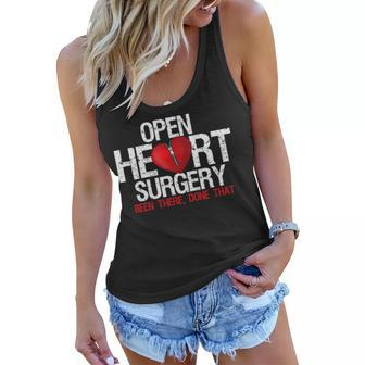 Open Heart Surgery Been There Done That Patient V2 Women Flowy Tank - Seseable