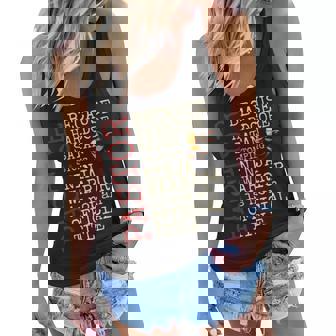 Pastor Because Devil Stomping Ninja Funny Preacher Christian Women Flowy Tank - Seseable