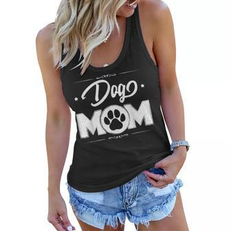 Paw Dog Mom Mothers Day Mama Grandma Aunt Funny Dog Pawma Women Flowy Tank | Mazezy