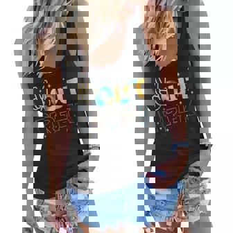 Peace Out Pre-K Tie Dye Last Day Of School Teachers Women Flowy Tank | Mazezy