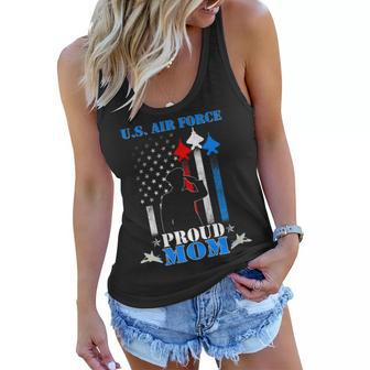 Pride Military Family Proud Mom Us Air Force Women Flowy Tank | Mazezy