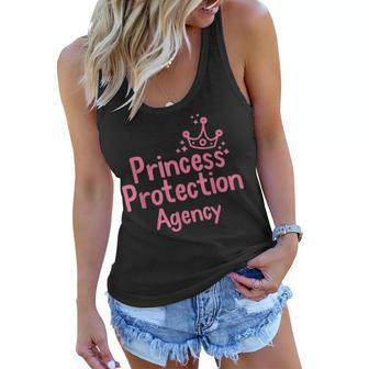 Princess Protection Agency Fathers Day Gift From Daughter V2 Women Flowy Tank - Seseable