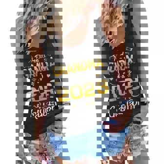 Proud Grandma Of A Class Of 2023 Graduate Senior Graduation Women Flowy Tank | Mazezy