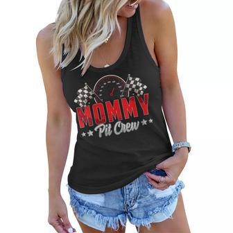 Race Car Birthday Party Racing Family Mommy Pit Crew Gift For Womens Women Flowy Tank - Thegiftio UK