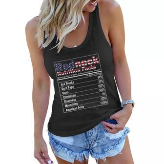 Redneck Nutrition Facts 4Th Of July Country Funny V2 Women Flowy Tank - Thegiftio UK