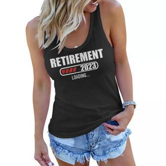Retirement 2023 Loading Bar For Retired Coworker Women Flowy Tank - Seseable