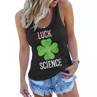 Science St Patricks Day Funny Chemistry Teacher Women Flowy Tank - Seseable