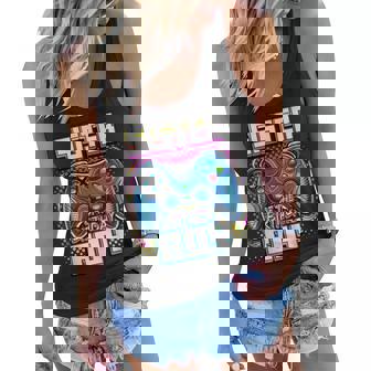 Sister Of The Birthday Boy Matching Family Video Game Party Women Flowy Tank | Mazezy