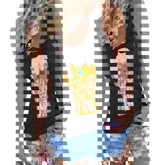 St Patricks Day Joke Men Women Shut Up Liver Funny Women Flowy Tank | Seseable CA