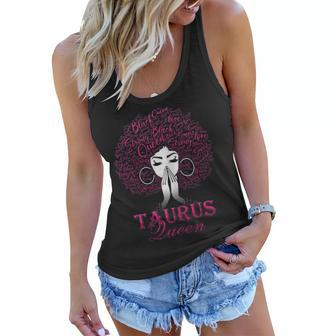 Taurus Queen May Birthday Gift For Black Women Gift For Womens Women Flowy Tank | Mazezy