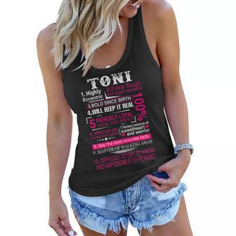 Ten Facts About Women Name Is Toni Gift First Name Women Flowy Tank | Mazezy