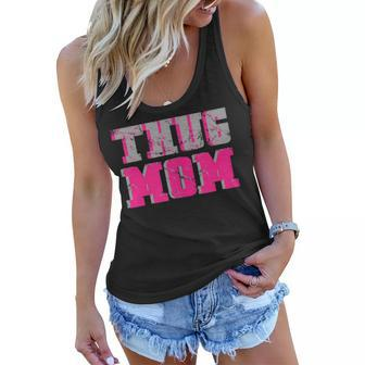 Thug Mom R&B Rap Hip Hop Mothers Day Funny Women Flowy Tank - Thegiftio UK