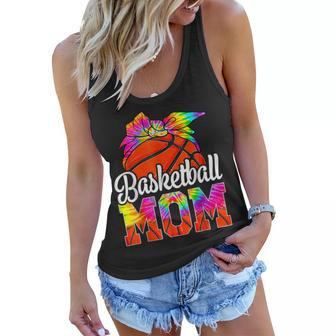 Tie Dye Basketball Mom Basketball Mama Sport Mothers Day Women Flowy Tank - Thegiftio UK