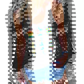 Turtles Autism Awareness Its Ok To Be Different Sea Turtle Women Flowy Tank | Mazezy