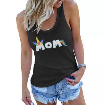 Unicorn Birthday Girl Shirt Funny Mom Mommy Gift Tee Women Flowy Tank | Mazezy UK