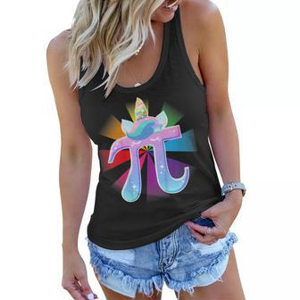 Unicorn Pi Day Math Nerd T Shirt Gifts For Men Women Kids Women Flowy Tank | Mazezy