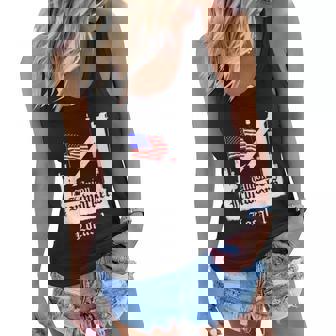 Union Ironworkers Local 1 American Flag Chicago V2 Women Flowy Tank - Thegiftio