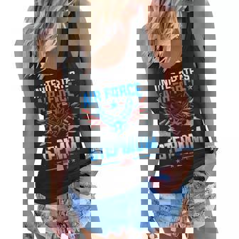 United States Air Force Stepmom Veteran Mothers Day Usaf Women Flowy Tank | Mazezy