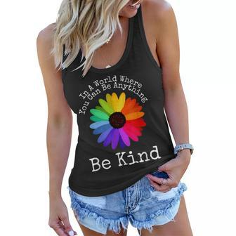 Unity Day - In A World Where You Can Be Anything Be Kind Women Flowy Tank | Mazezy