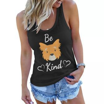 Unity Day Orange Dog Anti Bullying Be Kind Gift Women Flowy Tank | Mazezy