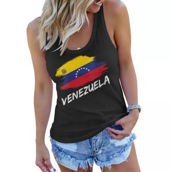 Venezuela Flag South America Venezuelan Born Or Visit Gift Gift For Womens Women Flowy Tank - Thegiftio UK