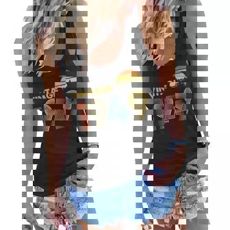 Vintage 1949 - Birthday Gift Happy 70Th Years Old Women Flowy Tank | Mazezy