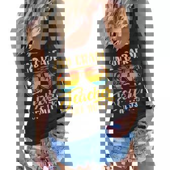 Vintage 2Nd Grade Teacher Off Duty Last Day Of School Summer Women Flowy Tank | Mazezy