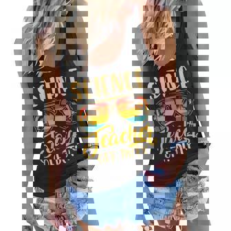 Vintage Science Teacher Off Duty Last Day Of School Summer Women Flowy Tank | Mazezy